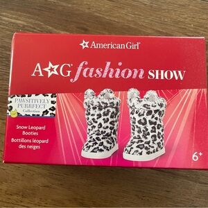 American girl snow leopard doll boots New